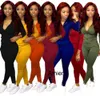 Femmes Tracksuit Deux morceaux Ensemble de manches longues Tenue à glissière Cardigan Pantalon crayon Plus Taille Joggers Vêtements de rue S-2XL