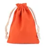 10pcs/lot Natural Cotton Bags 9x12 Wedding Gift Candy Jewelry Organizer Packaging Bag Drawstring Sachets