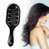 Hair Comb Scalp Massage Comb Salon Frisör Styling Verktyg Hairbrush Bristle Nylon Kvinnor Våt Curly Detangle Hårborste