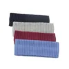 Wide Elastic Hair Bands Winter Warm Headband Head Wrap Smooth Ribbed Knitted Headbands For Women Turban Lady Headdress