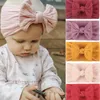 Baby Menina Turbante Headband Soft Nylon Headwraps Bow Nó Headbands Bandas De Cabelo Stretchy Crianças Meninas Fashion Hairs Acessórios 9221