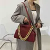 Mulheres designer ombro crossbody bolsas cadeia de couro pequeno com cabo de madeira curto para mulheres inverno simples senhora bolsas