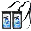 US stock 2 Pack Waterproof Cases IPX 8 Cellphone Dry Bag for iPhone Google Pixel HTC LG Huawei Sony Nokia and other Phones2173