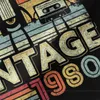 1980 Koszulka Vintage 40th Urodziny Prezent Koszulki Śmieszna Muzyka Tech Hurtownie T 5XL Mens Plain 210716