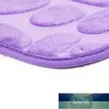 2pcs/Set Fleece Bath Mat Sets 3D Cobblestone Carpet Toilet Decor Mat Bathroom Anti-Slip Floor Mats Absorbent Rugs Europe America Factory price expert design Quality