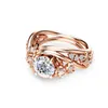 Кластерные кольца Cpop модный бабочка золото циркон обручальное кольцо розовое цветочное геометрическое роскошное обручальное обруча