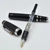 Luxury Bohemies Classic Fountain Pen with Shine Crystal Stone Office School Supplies Najwyższa jakość Piepli zapisz 14K NIB Pens