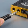 1PC Black Portable Tattoo Pé Pedal Plux Plug de interruptor sem fio para Tattoo Machine Power Supply Acessório Pedal Automático Automático