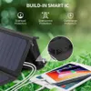 US Stock ChoeTech 19w 태양열 전화 충전기 듀얼 USB 포트 캠핑 태양 전지 패널 SmartPhonea41 A51 A21에 대 한 휴대용 충전 가능