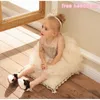 Flower Girl Dresses Embroidered Fluffy Skirt Princess for Party Wedding Baby Clothes 0-8Y HM001 210610