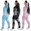 Kvinnor TRACKSUITS TWO PIECES SET DESIGNER 2021 OUTFITS NYHET Bär raka bokstäver Tryckta sportkläder damer mode fritid jogging kostymer