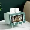 Bo￮tes de soie Napkins Retro Creative Mobile Phone Stand Tipkin Tipkin TV Box Rangement Dinage Dinage Home Living Decoration Ornements