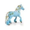 Forest Wild Steed Farm Modèles d'animaux American Clydesdale Horse Simulation Figurines de chevaux Figurines d'action Collection Jouets pour enfants C0220