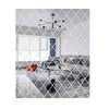 DIY 3D Miroir Stickers Muraux Diamants Triangles Acrylique Miroir Mural Autocollants pour Enfants Chambre Chambre Décoration Autocollants Décor À La Maison 211112