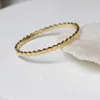 Sommar Regalo di Natale Colore oro Fidanzata Charms Bangle Semplice ed elegante Bracciale da sposa esagonale Gioielli 2020 Q0719