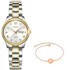 Olevs Women Luxury Brand Watch Enkel Quartz Lady Vattentät Armbandsur Kvinna Mode Diamond Klockor Reloj Mujer 5563 210616