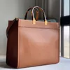 2021 Famous Designer Shopping Bags Top Handle Briefcase For Womens High Quality Genunie Leather Fashion Tote Shopper Bag With Shou240u