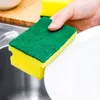 2/5pcs/set Cleaning Sponge High Density Eraser Soft Scouring pad Cloth Brushes Kitchen Bathroom Dish Tools