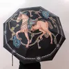 Concepteur de luxe de haute qualité parapluie automatique Rouue femmes hommes pliage pliant UV Soleil Transparent parapluie de parts de soleil 4225666