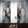 2021 3d fönster gardin blackout stereoskopiska gardiner för vardagsrum sovrum kök cortinas draperier
