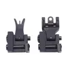 Tactical Flip Sight Front and Rear Folding Design 20mm Rail Airsoft Rifle AR-15 M4 AR301n