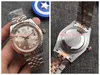 Excellent High quality Wristwatches 126334 41mm Stainless Rose Gold Yellow Diamond Dial Two tones 2813 Movement Mechanical Automatic Mens Watch Watches