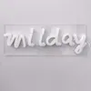 "miiday" كلمة تسجيل عطلة الإضاءة فتاة ديكور المنزل شريط الأماكن العامة اليدوية ضوء النيون 12 v السوبر مشرق