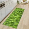 Tappetini con stampa erba verde 3D Tappetino per corridoio Soggiorno moderno Tappetino da bagno Tappeti antiscivolo Tappeti per bagno Cucina 210727