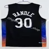 2021 Basketball Jerseys 4 Derrick 9 RJ Rose Barrett 30 Julius Randle Retro Walt Frazier 10ジャージー最高品質ステッチブラックシティブルーホワイトマンサイズ：S-XXL