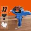 50mm Heavy Table Vice High Carbon Stålbänk Vice 360 ​​DEG Universal Vise Desktop Reparation Träverk Smycken Möjligt verktyg