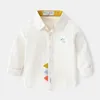stile primaverile e autunnale abbigliamento coreano per bambini moda simpatico cartone animato camicie di cotone 1014 01 210622
