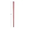 304 Stainless Steel Chopsticks Square Chopstick bestick hemhotell enkel stil porslin 23 * 7cm
