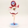 일본 애니메이션 Re : 제로 램 피겨에서 다른 세계에서 생명 그림 빨간 모자 렘 액션 그림 소장 장식 모델 장난감 C0220