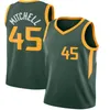 Donovan 45 Mitchell Jerseys Rudy 27 Gobert Jersey Homens Karl 32 Malone John 12 Stockton