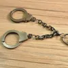 Nyckelringar Officer cosplay kreativ kvinna handcuff Keychain charms hänge bil nyckel nyckelväska kedja chaveiro