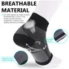 Knöchelstütze, 1 Paar Socken, atmungsaktive Kompression, Schweißabsorption, Fußball, Basketball, Hosenträger