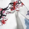 Japanska Kimono Jacka Fairy White Harajuku Hip Hop Men Japan Streetwear Sommar Tunn Kläder lös 210811