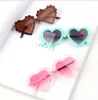 2-6 years old new children's sunglasses love modeling baby beach UV400 glasses personalized fashion for boys and girls