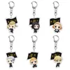 LLavero de Anime de Los Vengadores de Tokio, Manjiro Ken Takemichi Hinata Atsushi Chibi Kawaii, colgante de bolso, colección de Fans G1019