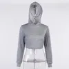Dames Hoodies Sweatshirts Koreaanse Mode Hoodie Trekkoord Strap O-hals Backless voor meisjes Hooded Tops Dames 2021 Herfst Vamos Todos