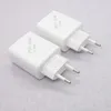 3USB 2.4A + Tipo-C carregadores US UE Plug adaptador parede telefone celular para Samsung Xiaomi Huawei