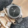 Popular Casual Top Brand quartz wrist Watch for Women Girl with metal steel band Watches G56196i