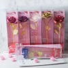 party Tanabata Valentine's Day decoration color gold roses starry sky glowing gold foil rose gift box LLA10307