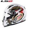 Casco moto integrale LS2 FF358 ls2 Racing casco Alex barros samurai capacete ECE cascos para moto