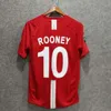 2007 2008 2009 retro kırmızı ev futbol forması United 7 #Ronaldo Uzun Kollu 07 08 09 MAN #10 Rooney #11 Giggs #18 Scholes Utd Futbol