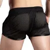 Mäns Shorts Mens Mesh Snabbtorkande Strand Kort Byxor Utbildning Övning Jogging Hål Sexig Sport