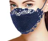 Noir Rouge Lacets Plaid Bouche Masques Muti Couleurs Lavable Mascarilla Coton Noir Violet Respirable Mascherine Réutilisable Mode Femme Dame