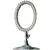 Specchi Specchio per camera europea Creatività vintage Perla con cornice in lega d'argento Elegante Dekoracyjne Lustra Accessori per la casa OC50MR