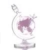 Кальянные стили Globe Styles Glass Bong 7,28 дюйма маленькая водяная буровая установка с 14 -мм мисками для курения