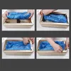 Disposable Waterproof Shoe Covers Comfortable Model PE Shoe Cover for Automatic Cover Dispenser Machine 300pcs Blue